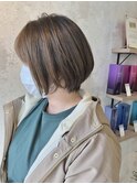 丸みショートボブ