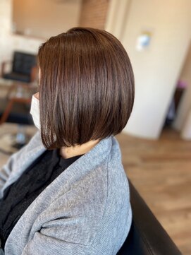 ヘアブロス(hair BROS) ショートからボブスタイルに