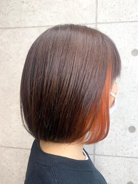 オアシスガーデン 葛西店(Oasis GaRDEN) ミニボブ×オレンジインナーカラー