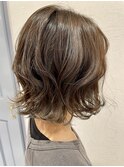 似合わせカットデザインカラーツートンカラーくびれヘア【稲毛】