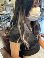 レーヴ ヘアー シエル(Reve hair ciel)&nbsp;インナーシールエクステ♪シルバー　１０代/２０代/３０代