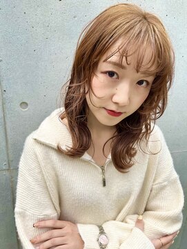 ネオリーブカップ 町田店(Neolive capu) 韓国風スタイル ＊ レイヤーカット【透明感/透けカラー】