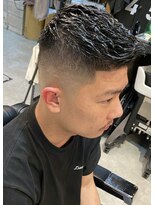 フランクスバーバーリザーブ 人形町店(FRANK’S BARBER RESERVE)&nbsp;濡れパンアップバングハイスキンフェードS