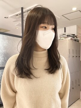 ヨーク(YOKE) 【 YOKE 】顔まわりレイヤーワイドバングフルバング20代30代