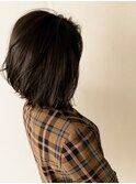 ナチュラルボブ前下がり_くびれヘアビタミンカラー_141
