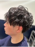波巻きハイライトツイスパマッシュパーマ[銀座<理容室>]