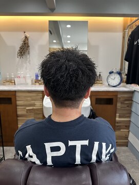 スウェル 船橋店(Swell) ハイライト/マッシュパーマ/束感/波巻き/メンズ3