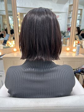 エレノア 渋谷公園通り店(Eleanor) 【AVEDA】ピンクブラウンカラー×レイヤーボブ