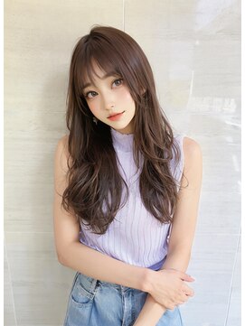オリジンズヘアーセカンド 守谷店(Origins hair 2nd) ロングレイヤー×ベージュ系カラー×BYKARTE TR