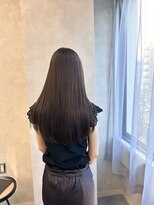 マイルームギンザ 銀座店(my room GINZA)&nbsp;艶々ロング　ブラウン　縮毛矯正　銀座　東銀座
