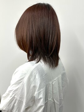 モリオ(morio) *ラフ柔らかボブ黒髪ミディアムロングウルフ前髪あり30代40代2