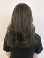 メゾンアクア 表参道(Maison ACQUA)&nbsp;☆ブリーチなしダブルカラー オリーブ オリーブベージュ ボブ