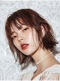 韓国マッシュ前髪イメチェンこなれミディアンブレラカラー