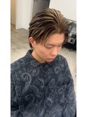 波巻きツイストスパイラルパーマ/フェザーパーマ/眉毛/メンズ