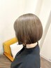 【渡部】骨格似合わせカット+透明感カラー+髪質改善aujuatr￥18700→￥11000