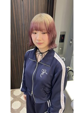 ジルバイジゼル(JILL by GiseL) beige×pink　roots color