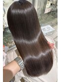 縮毛矯正 ツヤ髪ストレート