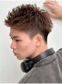 men's/メンズ/スパイキーショート/フェード/ニュアンスパーマ