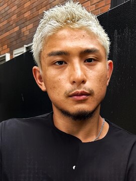 トルネード(TORNADO) メンズホワイトカラー伸びかけボウズ　n7.7.27