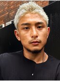 メンズホワイトカラー伸びかけボウズ n7.7.27
