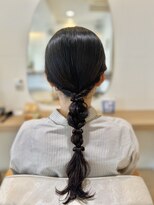 シー(she.)&nbsp;編みおろし　タイトセット　ヘアセット