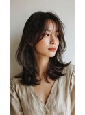 レイヤーカット/ボブ/髪質改善カラー/縮毛矯正/暗めカラー
