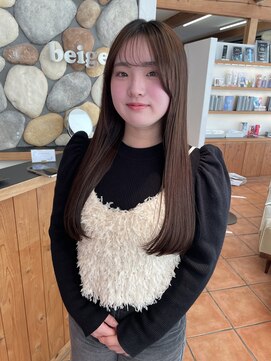 ラパンセベージュ(LA PENSEE BEIGE) LAPENSEE/beige/奥村/ロングスタイル