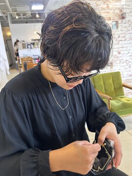 エミュ 中央駅店(eMu) ショートニュアンスパーマ