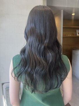ヘアー アイス ルーチェ(HAIR ICI LUCE) 秋カラーチョコレートブラウンチャコールグレーレイヤー/今枝