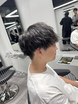 ステラ(STELLA)&nbsp;波巻きスパイラル/メンズカット/メンズ/メンズサロン/波巻き