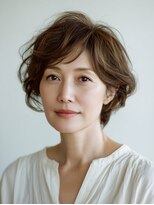 ビフィーノ リルネ(Bifino Rilune)&nbsp;クラゲヘアー/小顔/ココアベージュ/オリーブグレー/川西