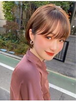 サンドパールス 仙台店(sand PALCE) 髪質改善/大人ガーリー/似合わせカット/ショートボブ前髪/仙台