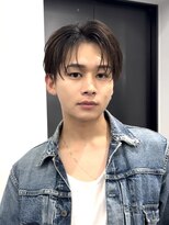 オーシャントーキョーオーバー 渋谷(OCEAN TOKYO OVER)&nbsp;韓国マッシュセンターパートツーブロックフェザーパーマシャドウ