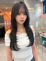 ロンドルーチェ 心斎橋(Lond luce)&nbsp;ダークパープル×ナチュラルショート［髪質改善/縮毛矯正］