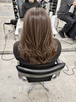 クレア 上大岡(CREA)&nbsp;白髪ぼかしハイライト縮毛矯正ダブルカラー髪質改善30代40代50代
