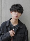 【横浜】王道シャドウパーマ×無造作マッシュショート