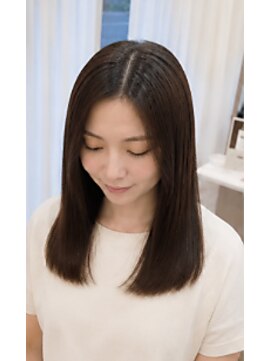 ヘアアトリエ ナイン(hair atelier nine) ダークパープル/ナチュラルショート/夏のヘアアレンジ/福島市