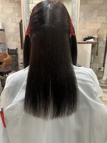ハコ(H.A.Co)&nbsp;縮毛矯正＋カラー＋カット＋トリートメントです。