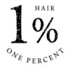1%(ONE PERCENT)のお店ロゴ