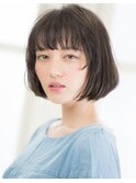 自然なワンカールボブ
