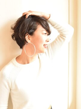 ヘアーエポック(hair epoque) スタイリングが簡単☆うざバングの無造作ショートレイヤー