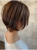 【ONLIed】お手入れ簡単☆耳掛けショートボブ