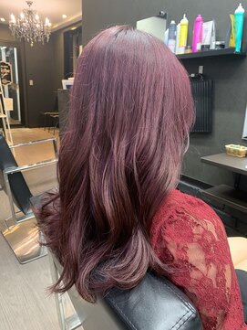 ヘアーサロン リーベ 東久留米店(Hair Salon Liebe) チェリーピンク