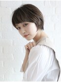 ”DAISY大島店” クールショート ピンクベージュ ショートボブ