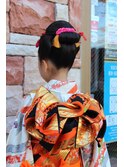 七五三　7歳　秦野美容室