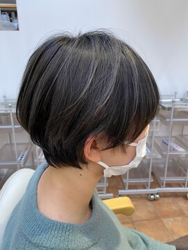 エメ バイ ヘアーポケット(aimer by hair pocket) *+aimerが叶える...ショート×ハイライト×グレージュカラー*