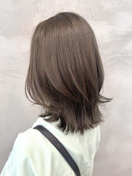 ペスカ 仙台一番町店(pesca) グレージュカラー×レイヤーカット