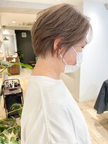 エミス バイ メルト 吉祥寺(emis by melt)&nbsp;【堀惠洋平】ハンサムショート  ミルクティーグレージュ　20代