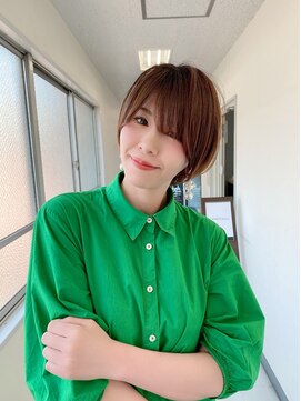 イオエ(ioe) イメチェン/外ハネボブ/ワイドバング/ブルーブラック/美髪