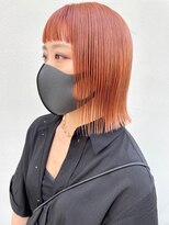 マジコ 下北沢本店(Magico) ダブルカラーオレンジベージュカラーケアブリーチ韓国ハイトーン